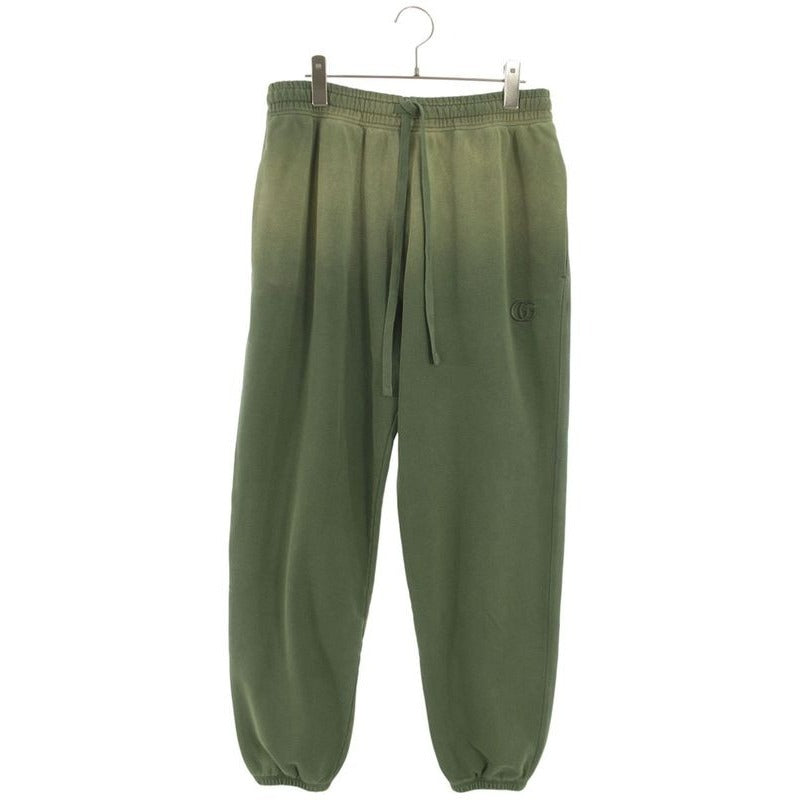 Gucci GG Logo Embroidery Faded Sweatshirt Long Pants