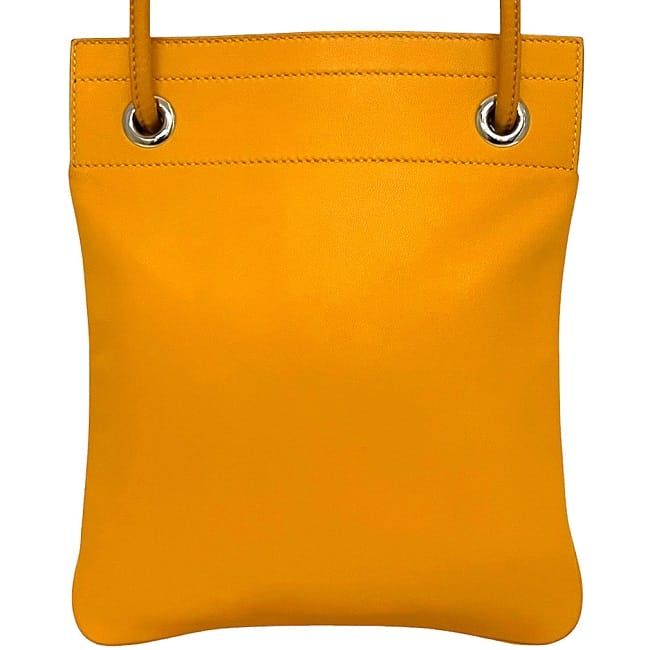 Hermes Shoulder Bag Aline Yellow Excellent Condition Leather Swift Preowned