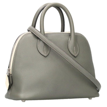 Hermes Bolide 1923 Mini 18 B Engraved Svhardware Evercolor Leather Handbag With