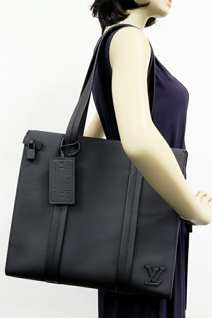 Louis Vuitton Tote Bag LV Aerogram Noir Black Take Off Tote M57308