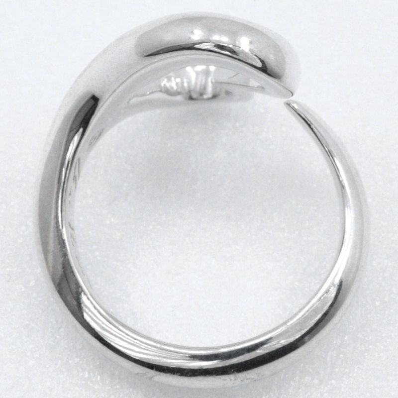 Tiffany & Co Open Heart Elsa Peretti Silver 925 Size 9 Ladies 4.7g Ring