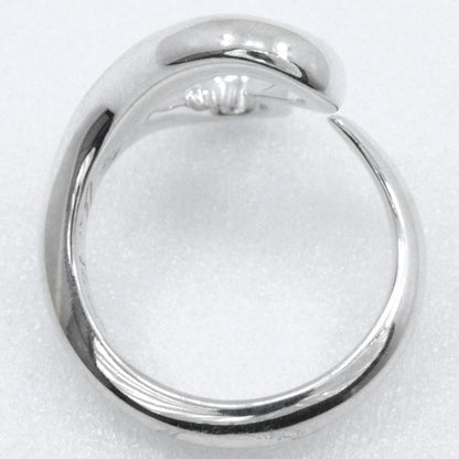 Tiffany & Co Open Heart Elsa Peretti Silver 925 Size 9 Ladies 4.7g Ring
