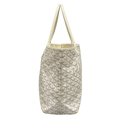 Goyard Tote Bag Saint Louis PM White Leather