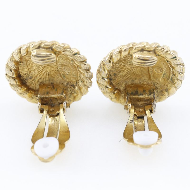 Chanel Coco Mark Vintage Gold Plated Ladies 16.0g Earring