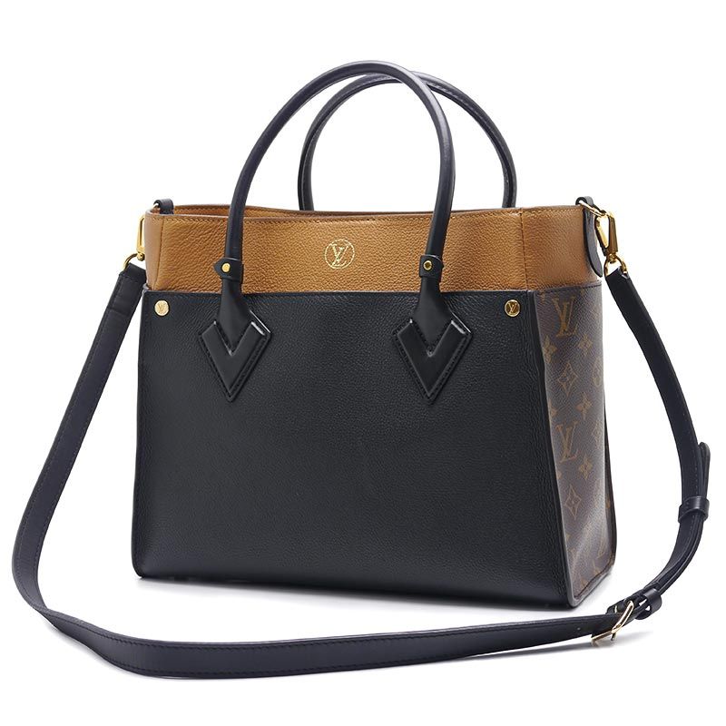 Louis Vuitton On My Side MM M53823 Noir Black 2WAY Tote Bag