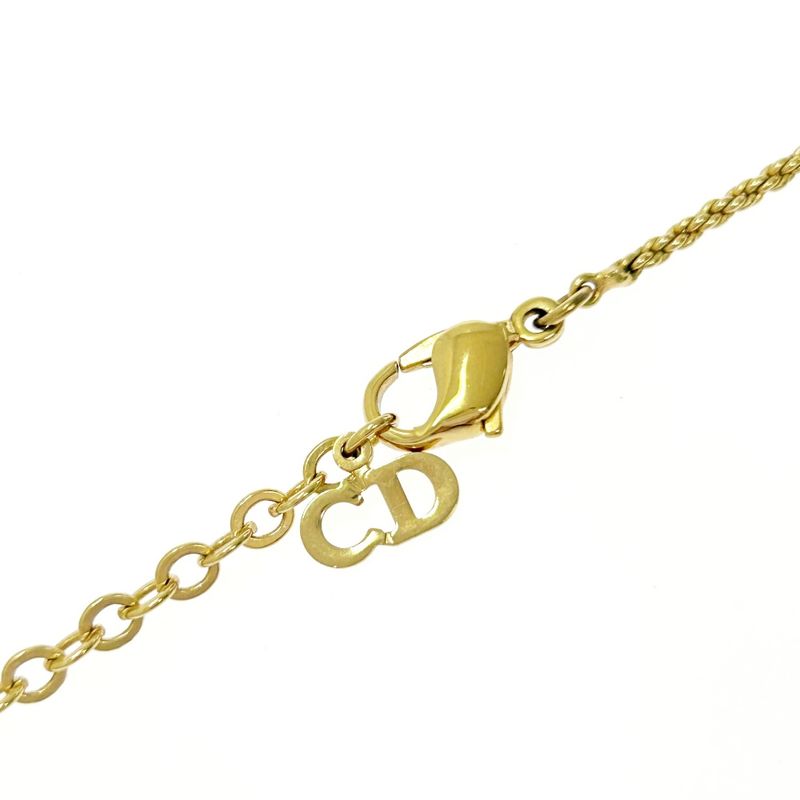 Christian Dior GP Emblem Necklace Women's Gold 430305 Necklace