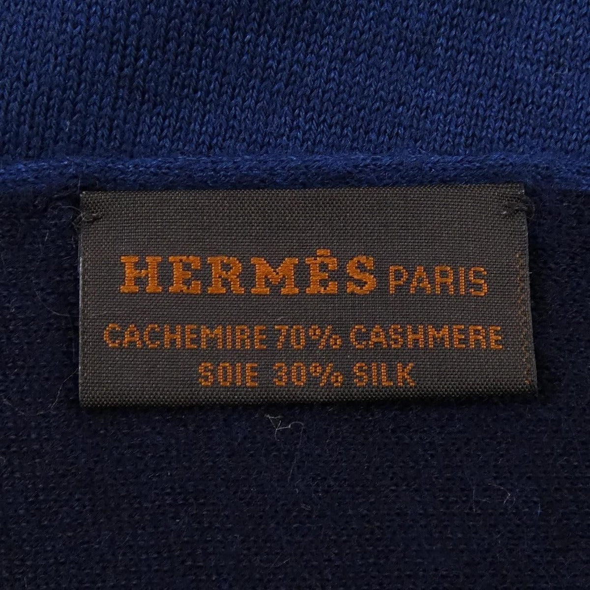 Hermes Aller Retour Tour Scarf Blue Navy — view 3