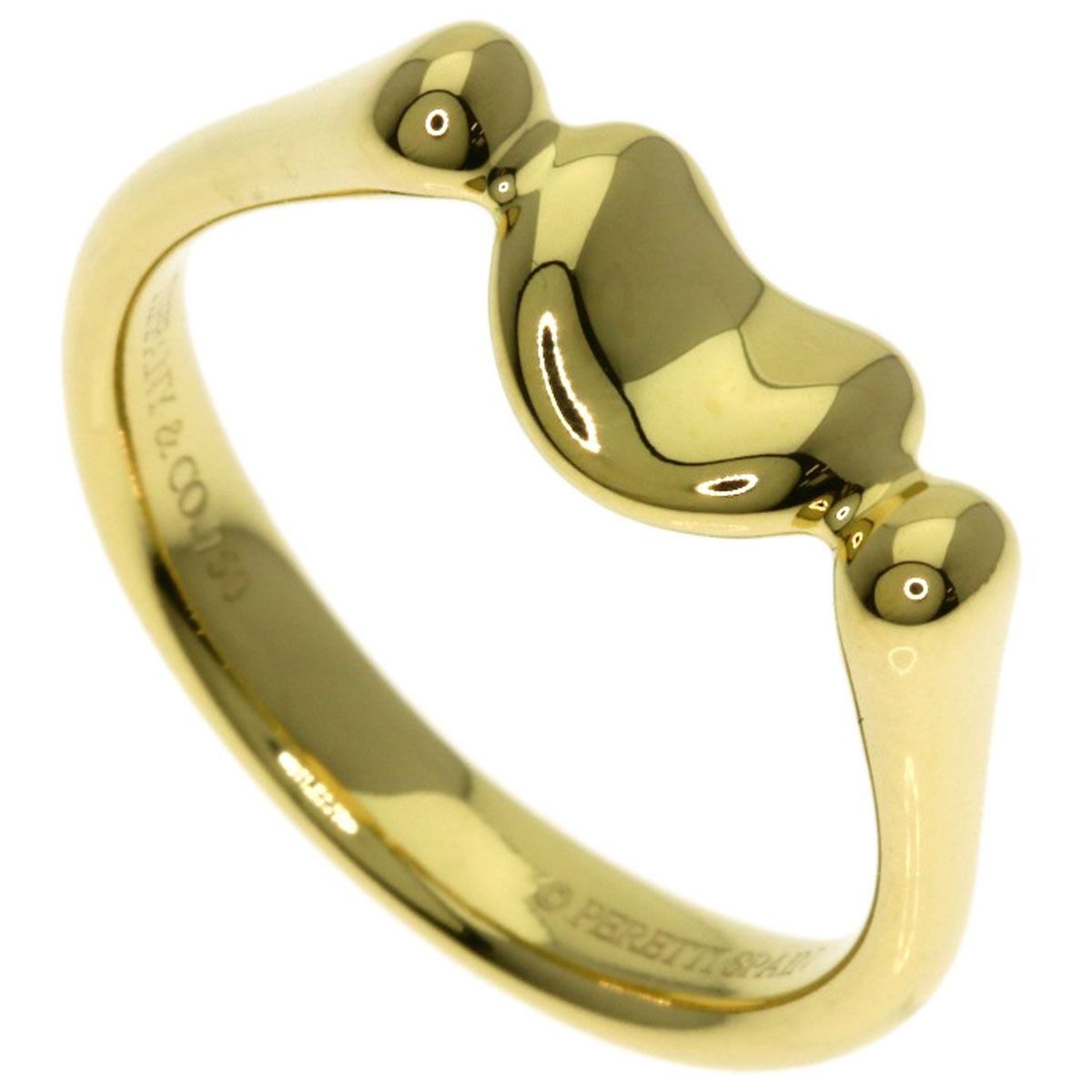 Tiffany & Co Bean Ring 18k Yellow Gold