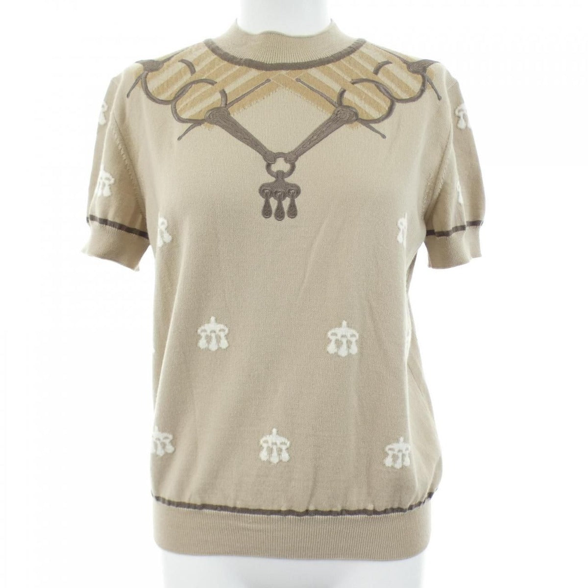 Hermes Knit Beige 38