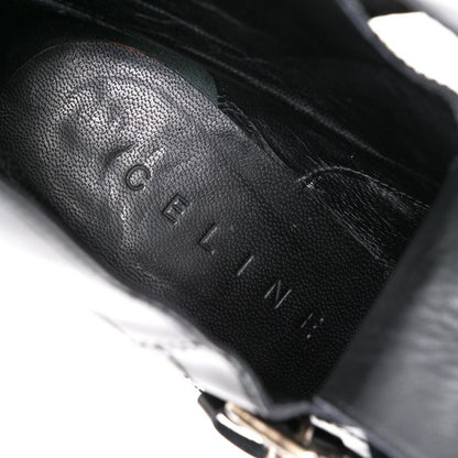 Celine Boots Size 35.5c Middle Boots Belt Shoes Made In Italy