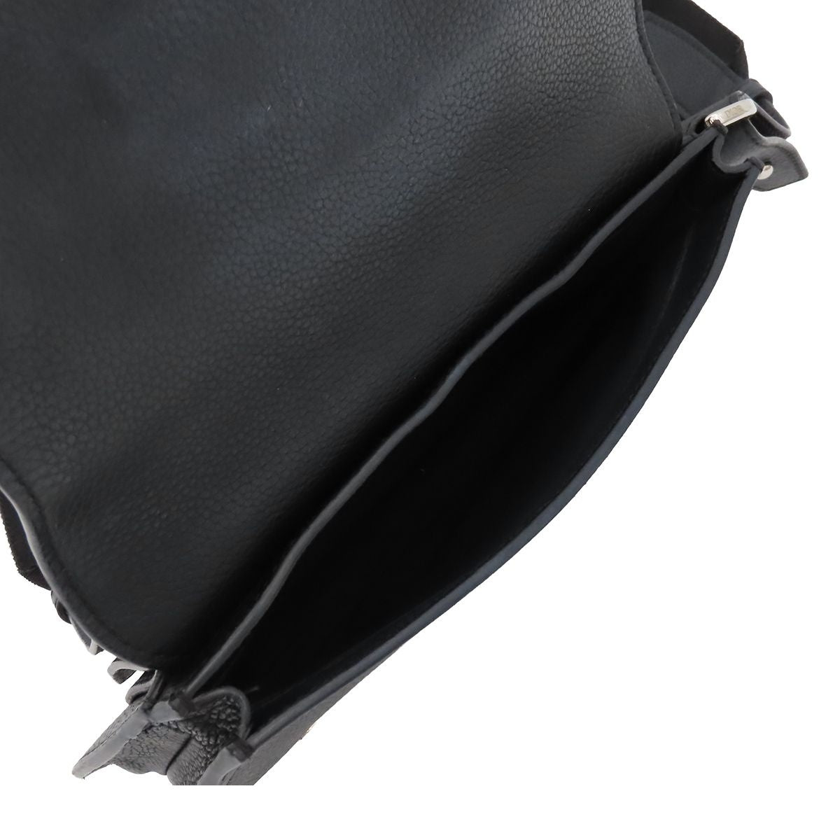 Dior Saddle Bag Pouch Black Grain Calf Leather — view 4