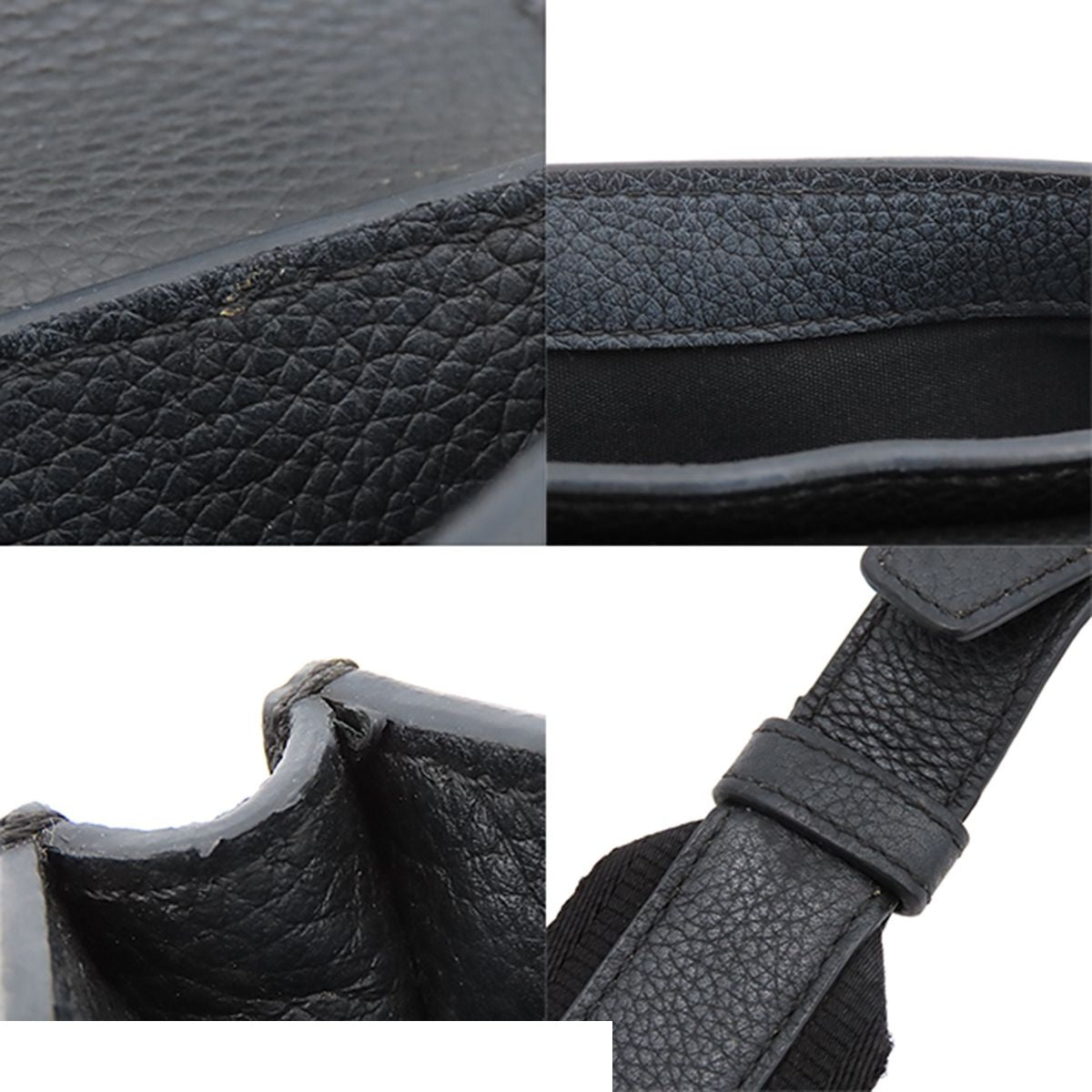 Dior Saddle Bag Pouch Black Grain Calf Leather — view 8