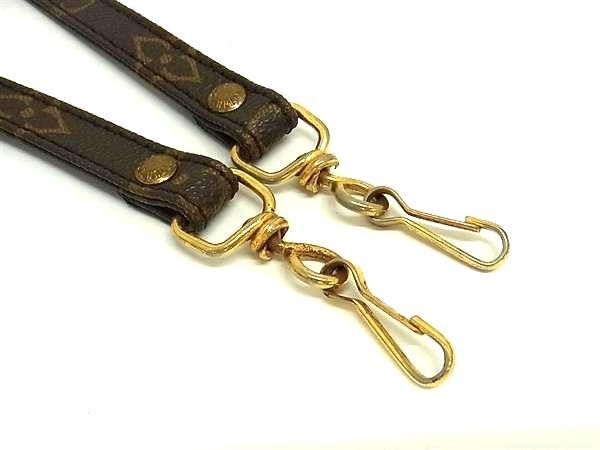 Louis Vuitton Monogram Bag Shoulder Strap Crossbody Women's Brown Da7041