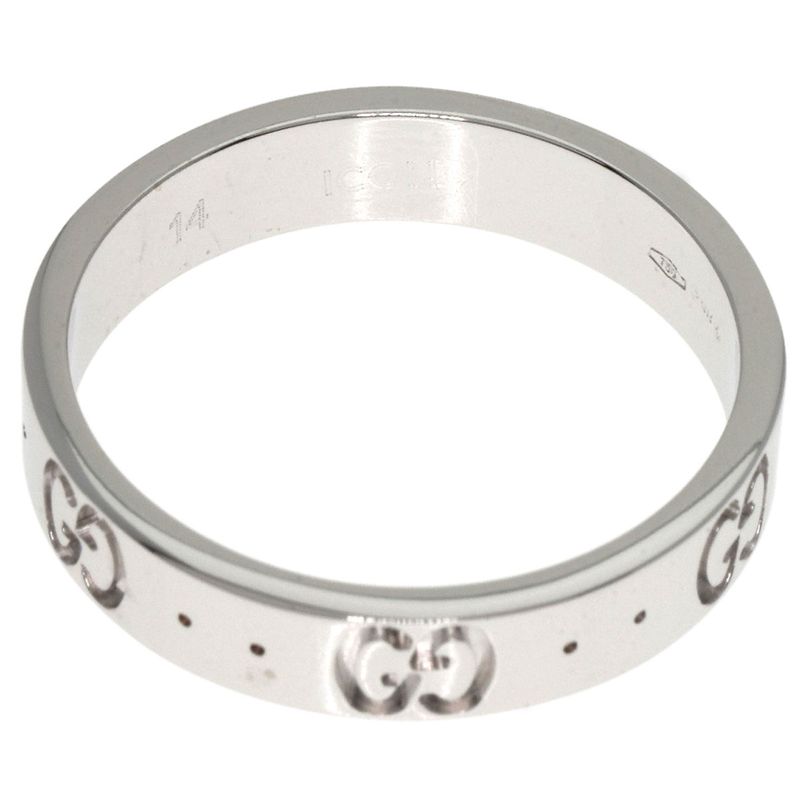Gucci Icon #14 Ring - 18K White Gold Ladies