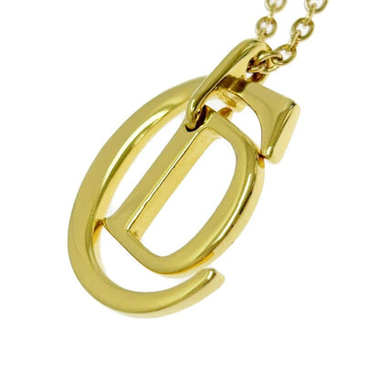 Christian Dior GP CD Logo Necklace Women's Gold 357890 Necklace