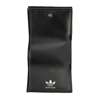 Balenciaga Trifold Wallet Balenciaga X Adidas Black