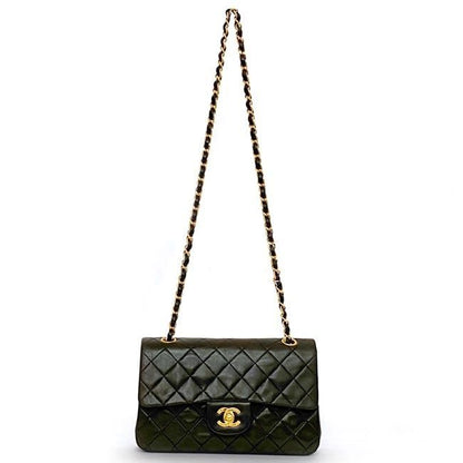 Chanel Chain Shoulder Bag F21080 Black Matelasse