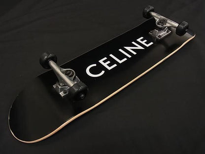 Celine Wood Skateboard Deck Blackish Bl8468