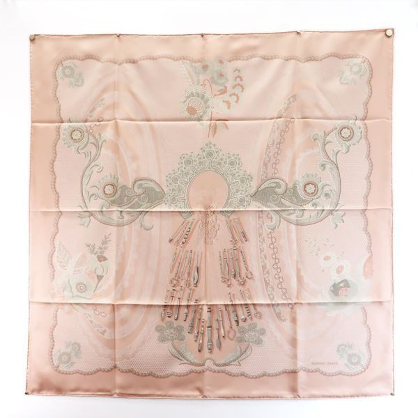 Hermes Carre 90 Doigts de Fee Pink Fairy Finger Scarf Shipping