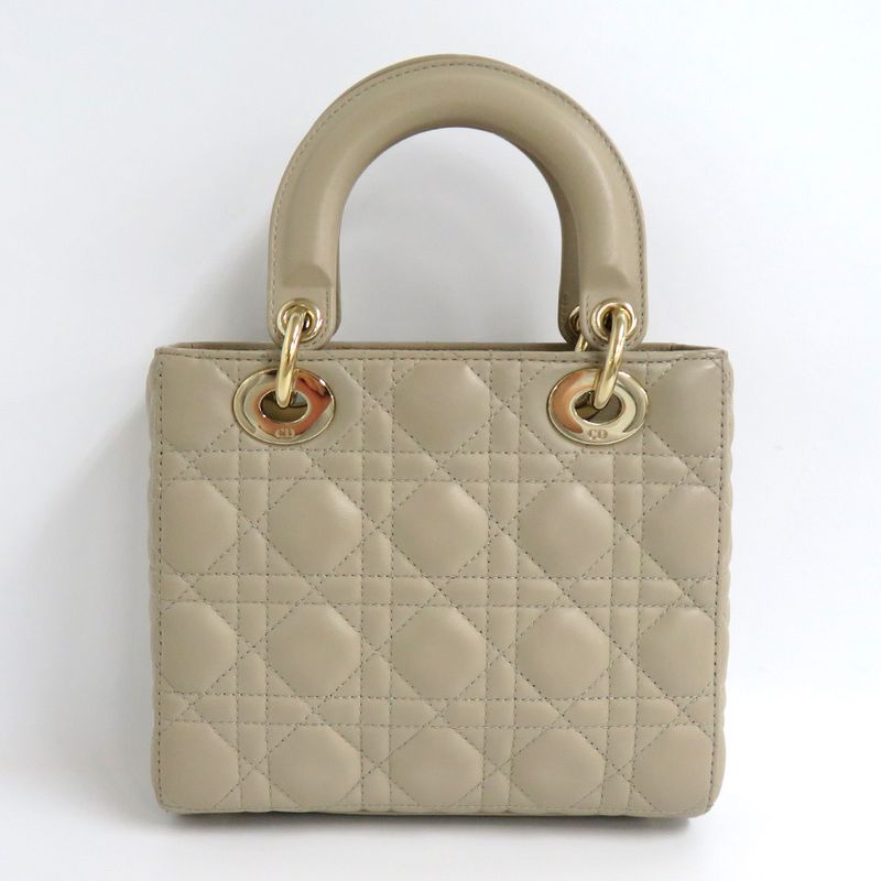 Christian Dior Lady Dior My Abcdior Bag Small M05380 Beige Lamb