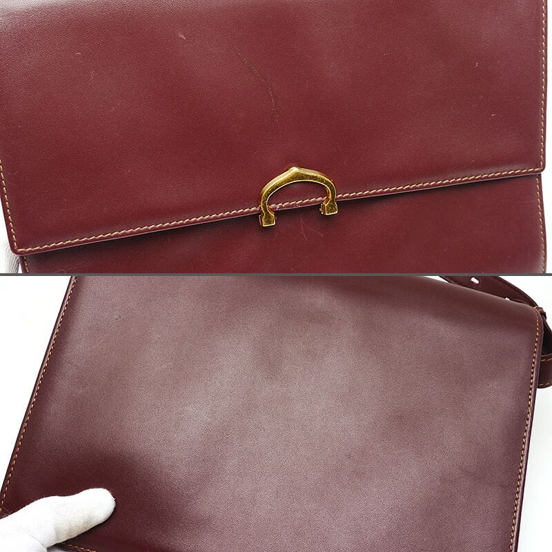 Cartier Shoulder Bag Must Bordeaux Crossbody