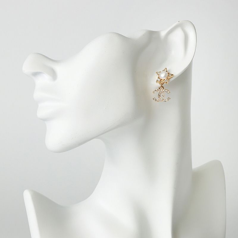 Chanel Earrings Drop Earrings Gold