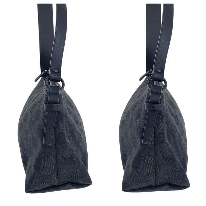 Gucci Black GG Canvas 103399 Handbag Accessory Pouch Women 504643