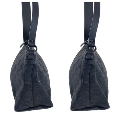 Gucci Black GG Canvas 103399 Handbag Accessory Pouch Women 504643