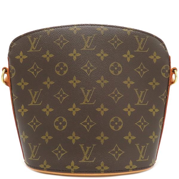 Louis Vuitton Shoulder Bag Drouot Monogram Canvas Monogram Gold Hardware Tea