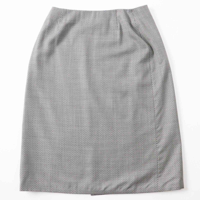 Hermes Vintage Margiela Period Wool Silk Rare Archive H Pattern Wrap Skirt