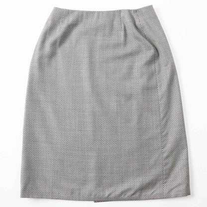 Hermes Vintage Margiela Period Wool Silk Rare Archive H Pattern Wrap Skirt