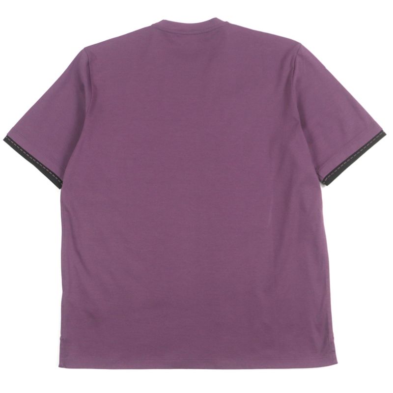 Hermes 24SS H467950ha 100% Cotton Saddle Stitch Crew Neck Short Sleeve Short