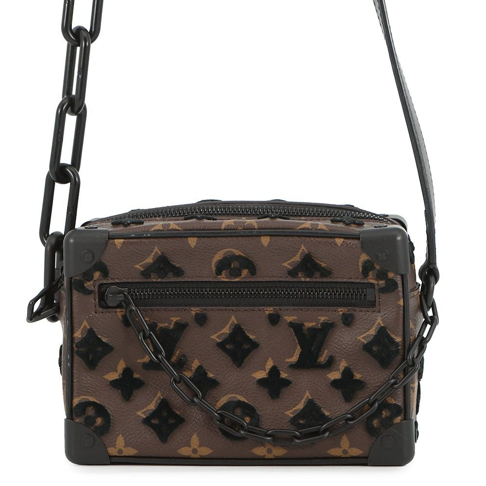 Louis Vuitton Shoulder Bag Monogram Tufting Mini Soft Trunk Black Noir