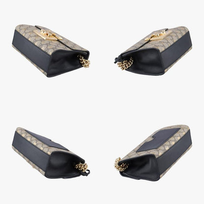 Gucci Padlock Beige And Black PVC Coated Canvas 409487 A030968460