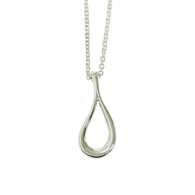 Tiffany & Co Tiffany & Co Silver Open Tia Dos Rop Necklace 2.2g 925 Engraved