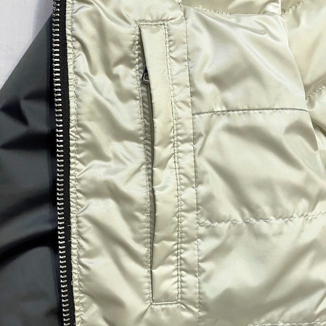 Prada Down Jacket Ec21438 Khaki Green Tessuto