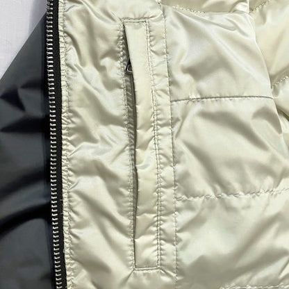 Prada Down Jacket Ec21438 Khaki Green Tessuto