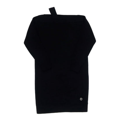 Hermes Asymmetric Dress Serie 38 BK Cashmere 4 H2541 D1