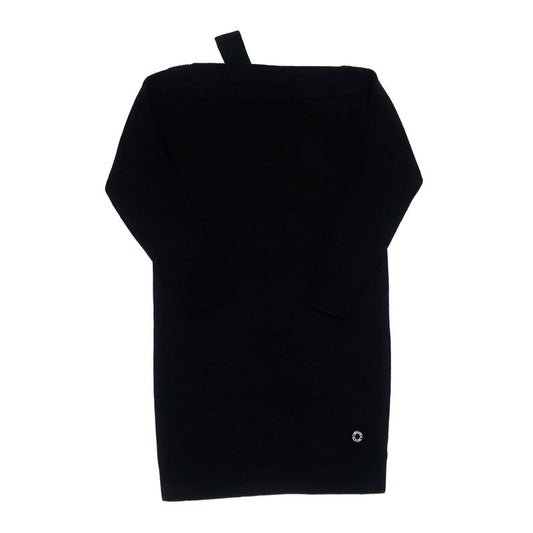 Hermes Asymmetric Dress Serie 38 BK Cashmere 4 H2541 D1