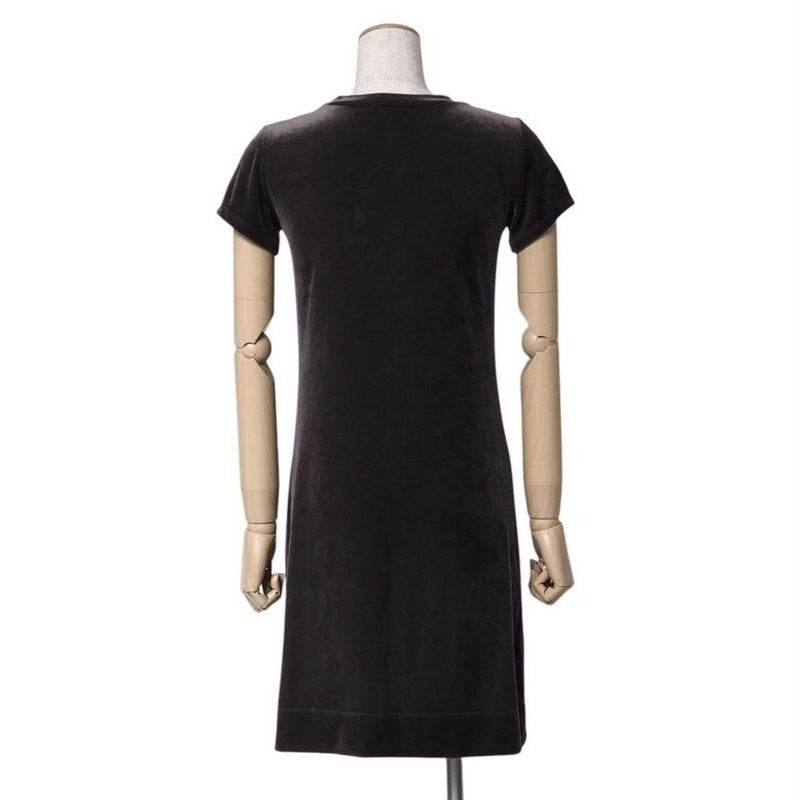 Gucci Dress Size XS Velour Interlocking G Logo — view 2