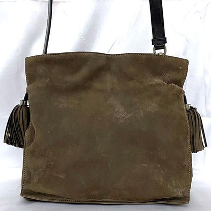 Loewe Drawstring Shoulder Bag Flamenco 30 Brown Anagram