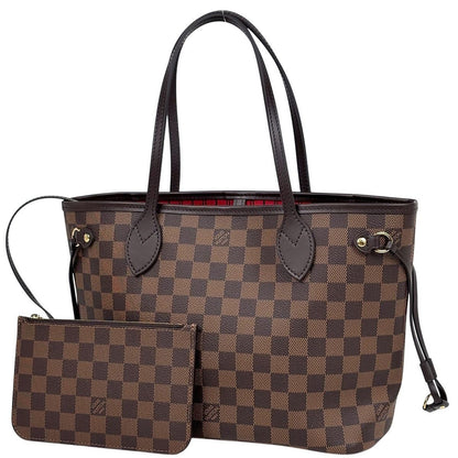 Louis Vuitton Neverfull PM Tote Damier Brown