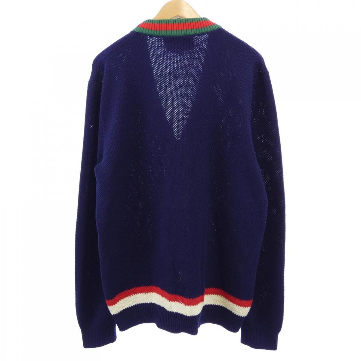 Gucci Interlocking Cardigan Navy — view 2