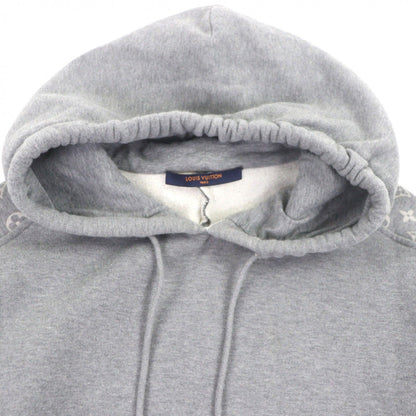 Louis Vuitton Cotton Monogram Circle Cut Hoodie Pullover Gray L — view 2
