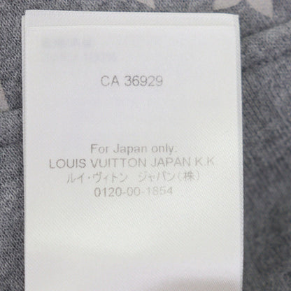 Louis Vuitton Cotton Monogram Circle Cut Hoodie Pullover Gray L — view 8