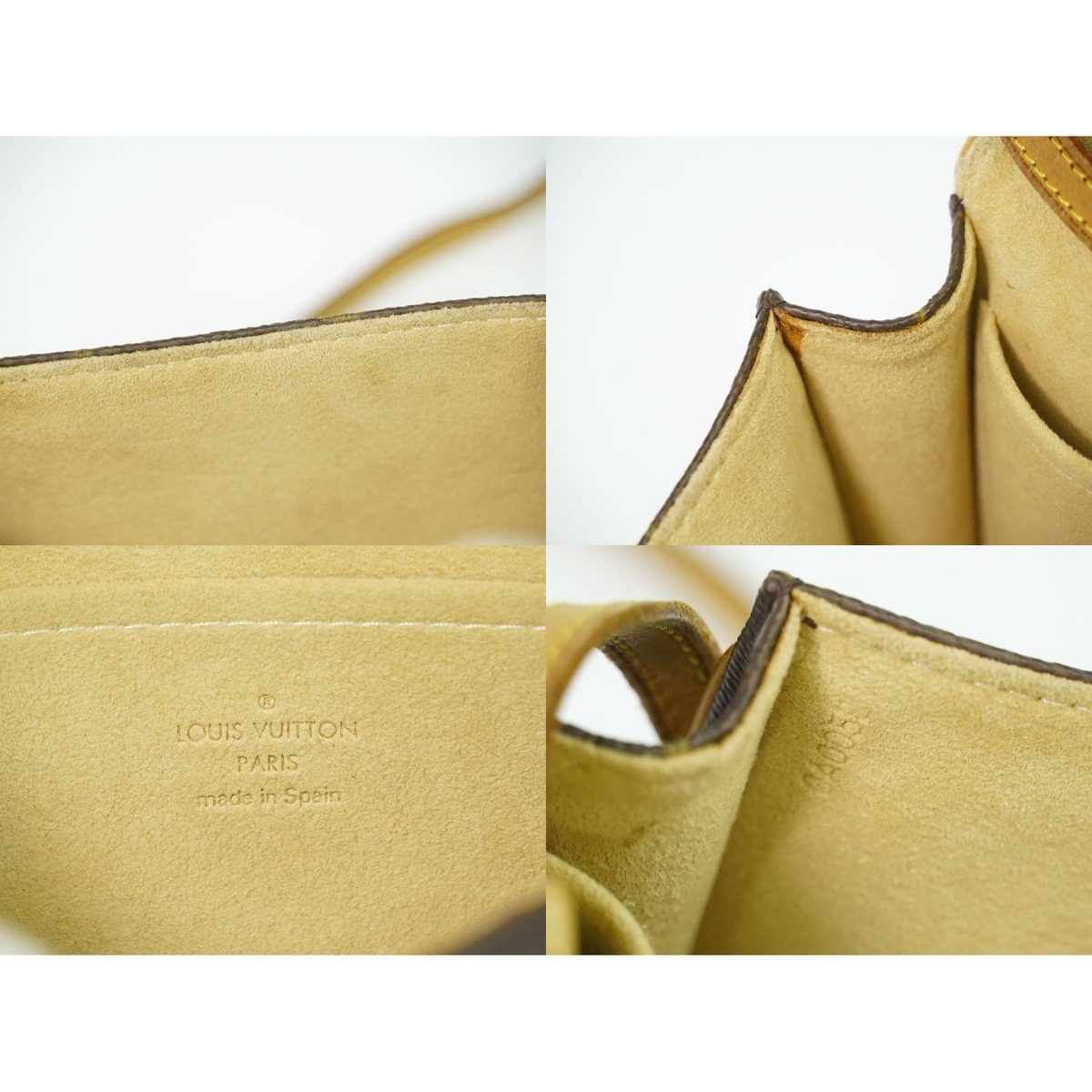 Louis Vuitton LV Pochette Twin GM Monogram 2-Way Shoulder Bag Clutch Brown — view 9