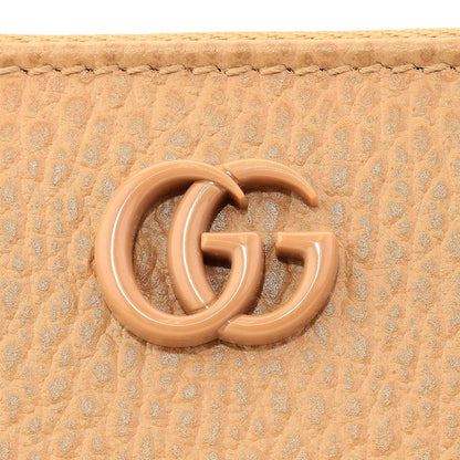 Gucci Long Wallet In Dollar Calf Rose Beige