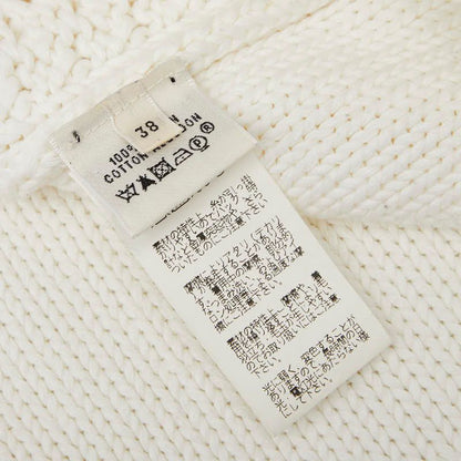 Hermes Knit Camisole Size:38 White Cotton Women Hermes