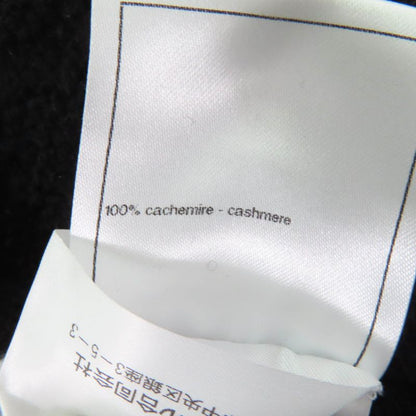 CHANEL P7524k10893 100% Cashmere Coco Mark Button Chain Design Knit Jacket