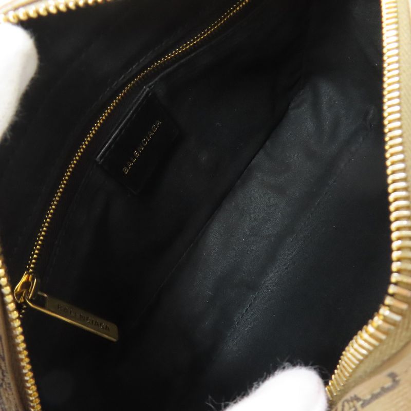 Balenciaga 702701 Logo Shoulder Bag PVC Women